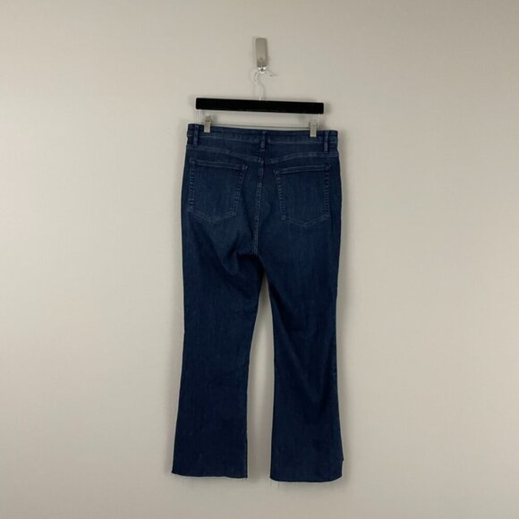 Frame Le Crop Mini Boot Cascade Hem Jeans in Naples Wash Size 31 - Picture 2 of 7